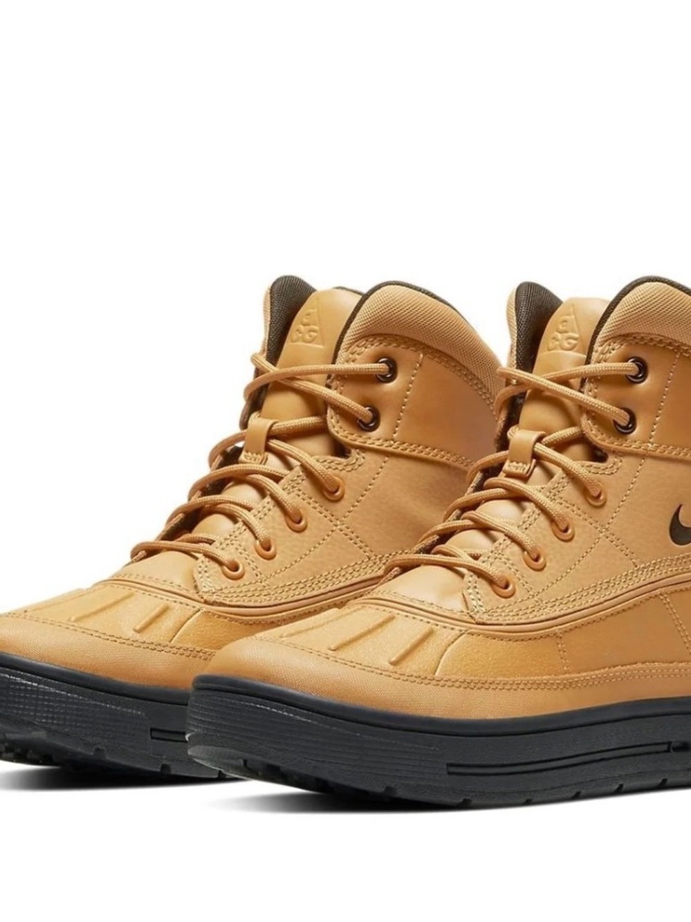 Nike Men’s ACG Woodside 2  Wheat/Tan Lace-Up Outdoor Boots Sz 7